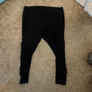 TORRID Lace Up Leggings